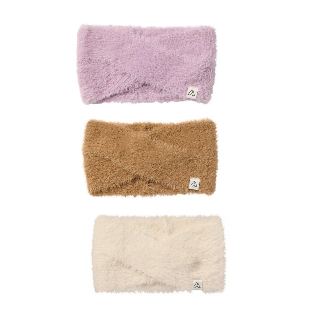 NWT Alpine Design Women's Fluffy Headband Winter Hat One Size Colors 4HL360